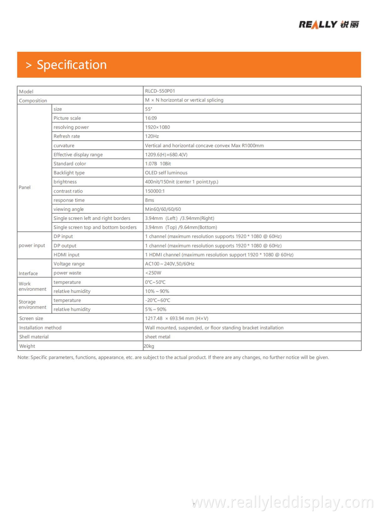 REALLY Product Brochure V1.0 - OLED display unit (2)